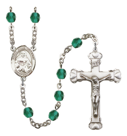 St. Julia Billiart Rosary - 6MM Fire Polished Beads (8267SS)