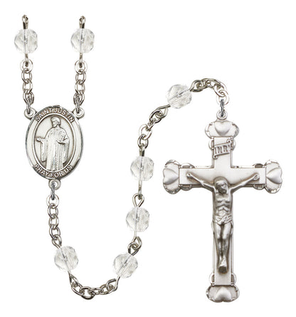 St. Justin Rosary - 6MM Fire Polished Beads (8052SS)