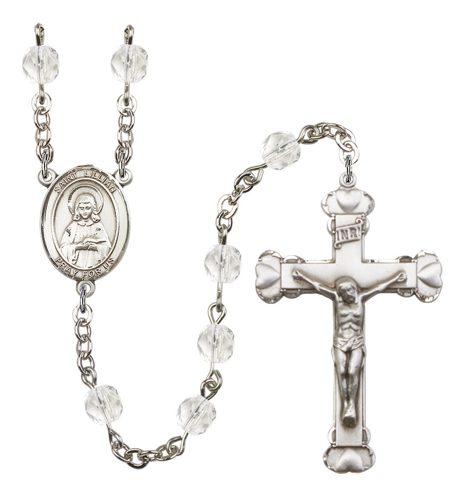 St. Lillian Rosary - 6MM Fire Polished Beads (8226SS)