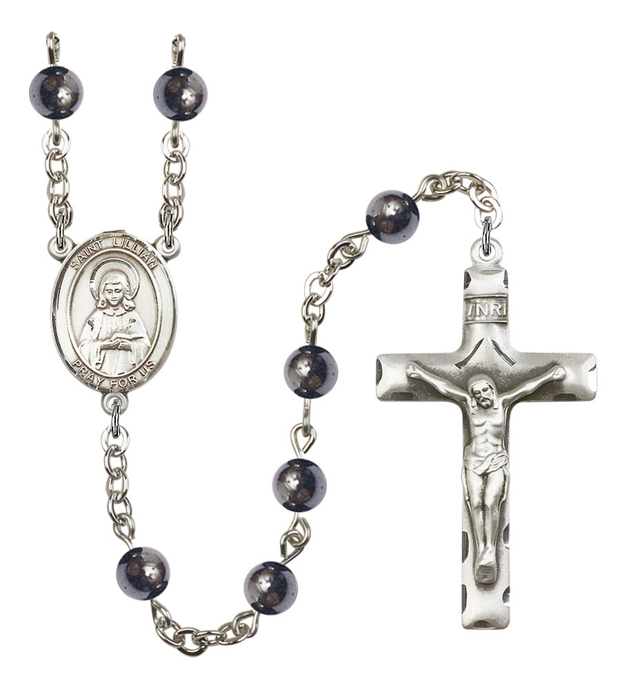 St. Lillian Rosary - 6 Bead Options (8226SS)