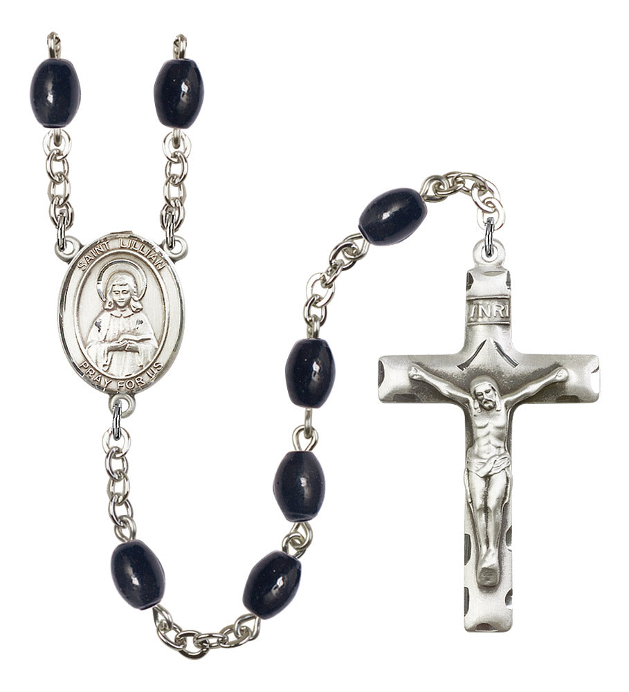 St. Lillian Rosary - 6 Bead Options (8226SS)