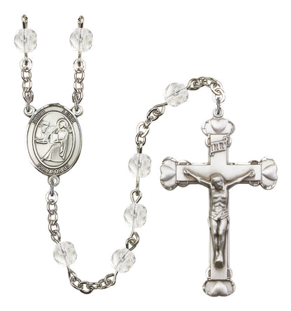 St. Luke The Apostle Rosary - 6MM Fire Polished Beads (8068SS)