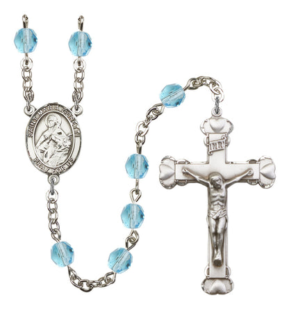 St. Maria Goretti Rosary - 6MM Fire Polished Beads (8208SS)