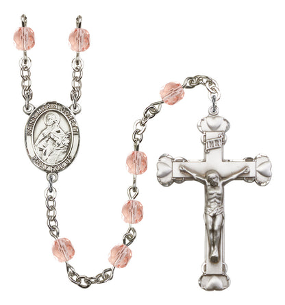 St. Maria Goretti Rosary - 6MM Fire Polished Beads (8208SS)