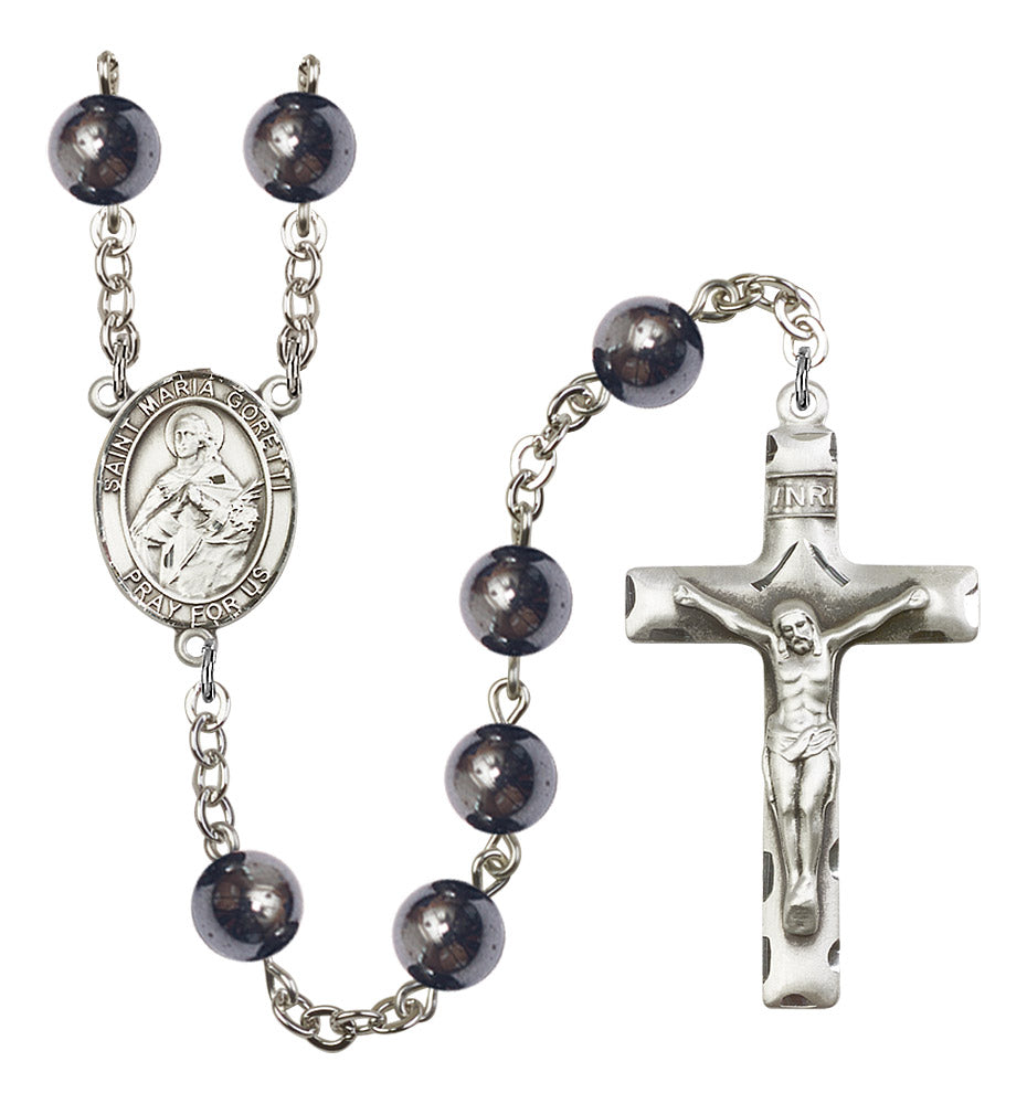 St. Maria Goretti Rosary - 6 Bead Options (8208SS)