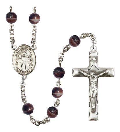 Maria Stein Rosary - 6 Bead Options (8133SS)