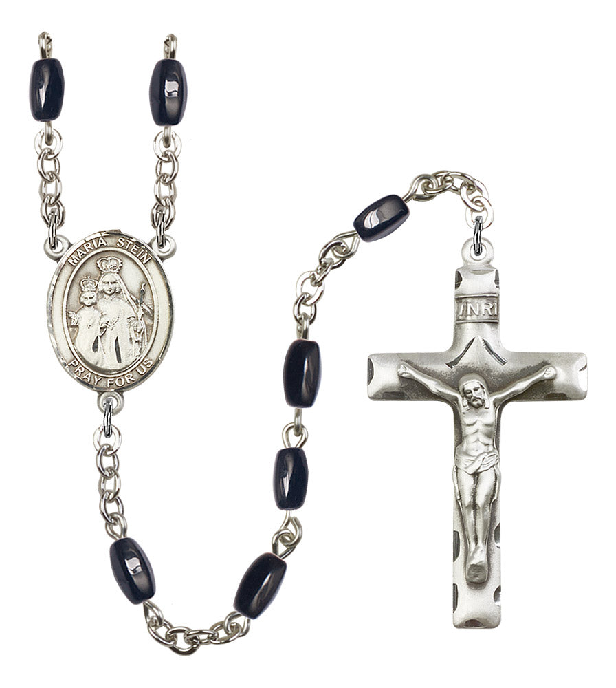 Maria Stein Rosary - 6 Bead Options (8133SS)