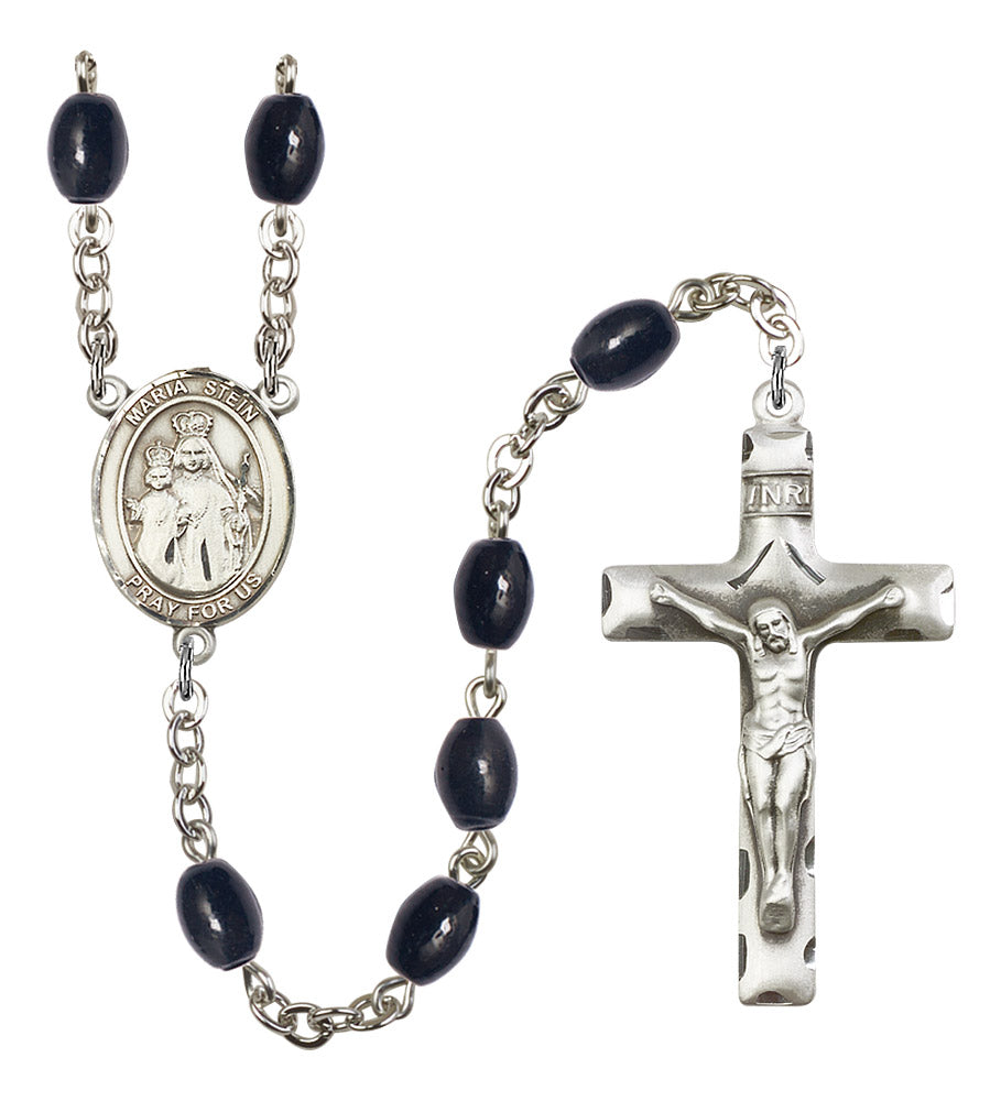 Maria Stein Rosary - 6 Bead Options (8133SS)