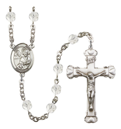 St. Mark The Evangelist Rosary - 6MM Fire Polished Beads (8070SS)