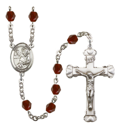 St. Mark The Evangelist Rosary - 6MM Fire Polished Beads (8070SS)