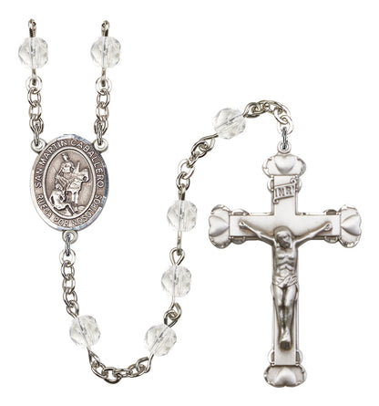 San Martin Caballero Rosary - 6MM Fire Polished Beads (8200SPSS)