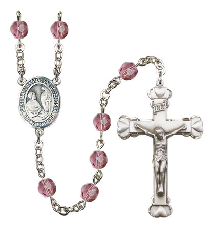 St. Mary Magdalene of Canossa Rosary - 6MM Fire Polished Beads (8429SS)