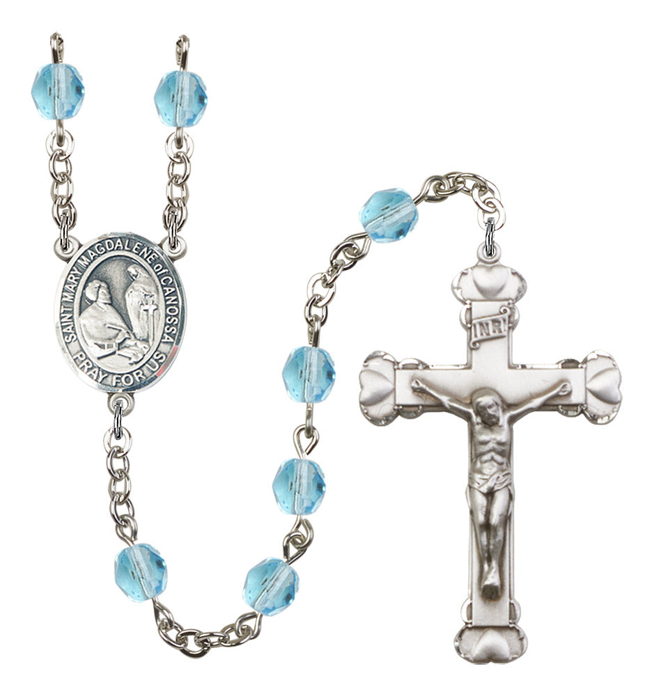 St. Mary Magdalene of Canossa Rosary - 6MM Fire Polished Beads (8429SS)