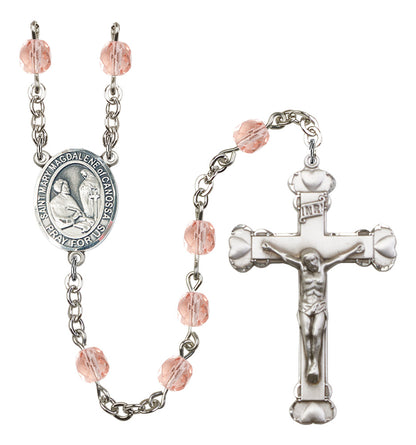 St. Mary Magdalene of Canossa Rosary - 6MM Fire Polished Beads (8429SS)