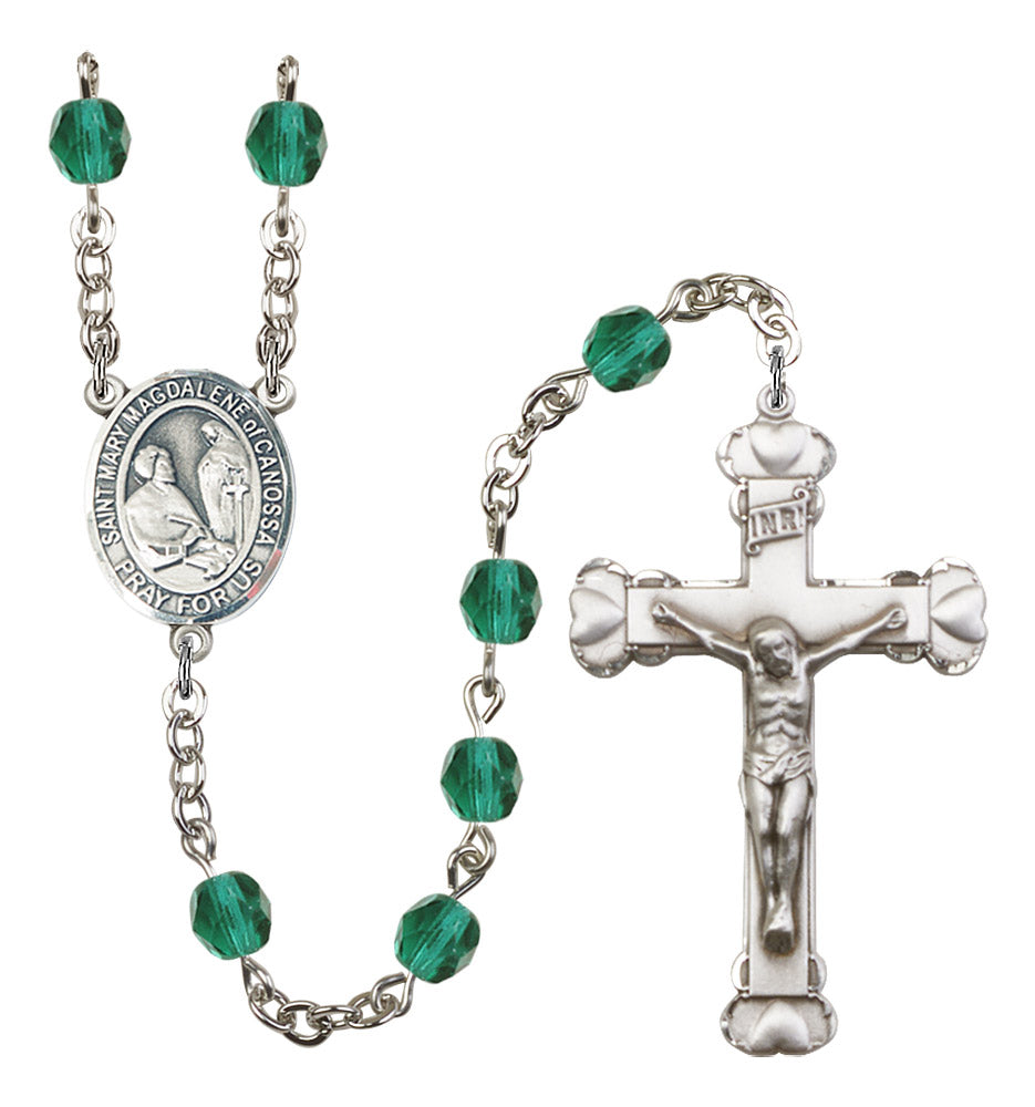 St. Mary Magdalene of Canossa Rosary - 6MM Fire Polished Beads (8429SS)