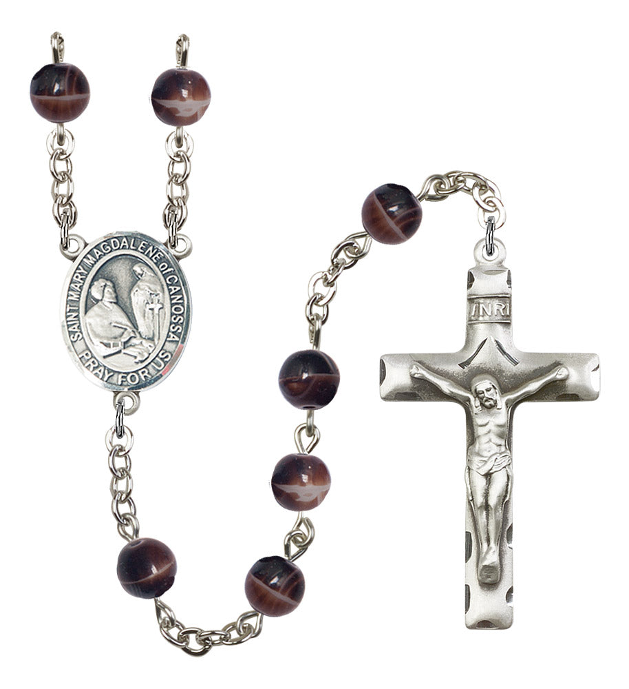 St. Mary Magdalene of Canossa Rosary - 6 Bead Options (8429SS)