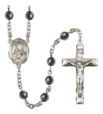 Mater Dolorosa Rosary - 6 Bead Options (8290SS)
