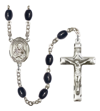 Mater Dolorosa Rosary - 6 Bead Options (8290SS)