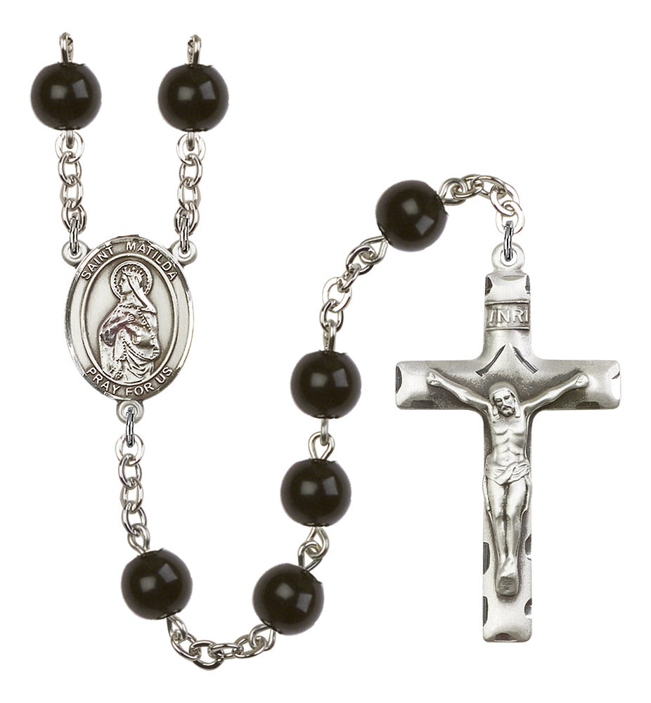 St. Matilda Rosary - 6 Bead Options (8239SS)
