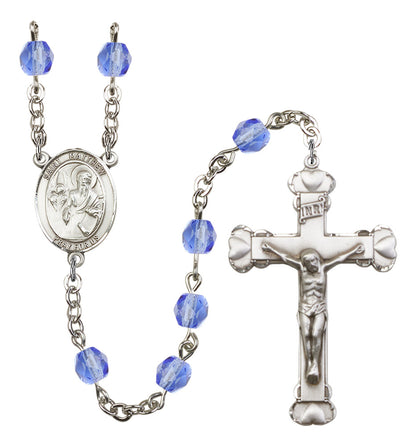 St. Matthew The Apostle Rosary - 6MM Fire Polished Beads (8074SS)