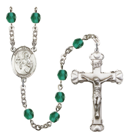 St. Matthew The Apostle Rosary - 6MM Fire Polished Beads (8074SS)