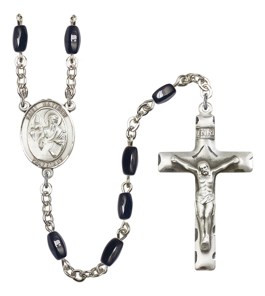 St. Matthew The Apostle Rosary - 6 Bead Options (8074SS)