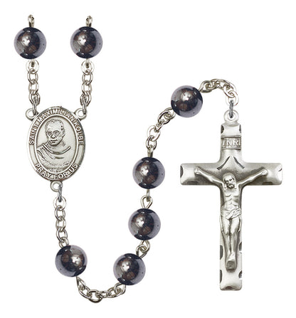 St. Maximilian Kolbe Rosary - 6 Bead Options (8073SS)
