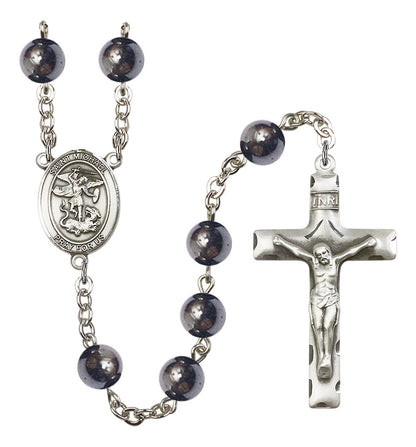 St. Michael Rosary - 6 Bead Options (8076SS)