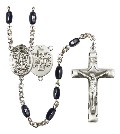 St. Michael / EMT Rosary - 6 Bead Options (8076SS10)