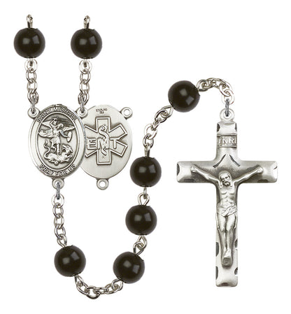St. Michael / EMT Rosary - 6 Bead Options (8076SS10)