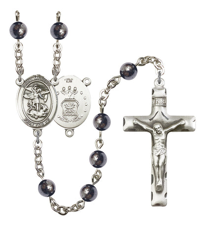 St. Michael / Air Force Rosary - 6 Bead Options (8076S1SS)
