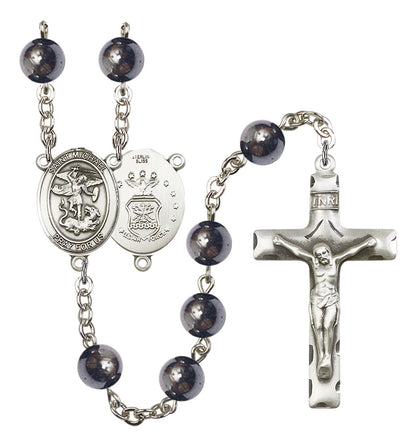 St. Michael / Air Force Rosary - 6 Bead Options (8076S1SS)