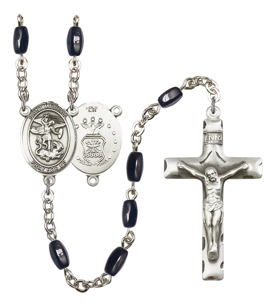 St. Michael / Air Force Rosary - 6 Bead Options (8076S1SS)