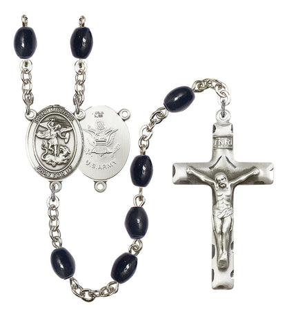 St. Michael / Army Rosary - 6 Bead Options (8076S2SS)