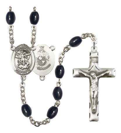 St. Michael / Marines Rosary - 6 Bead Options (8076S4SS)