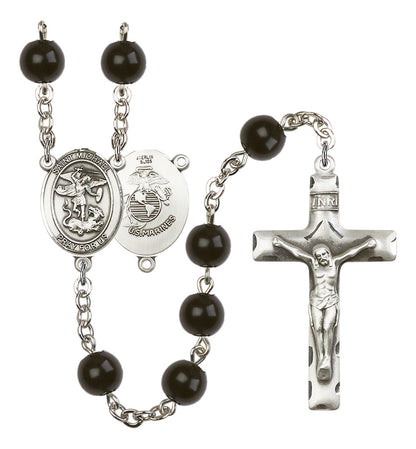 St. Michael / Marines Rosary - 6 Bead Options (8076S4SS)