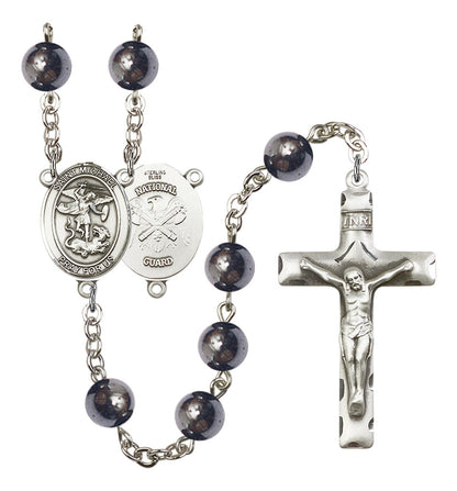 St. Michael / National Guard Rosary - 6 Bead Options (8076S5SS)