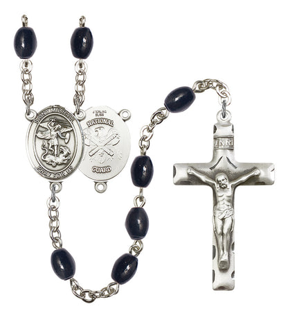 St. Michael / National Guard Rosary - 6 Bead Options (8076S5SS)