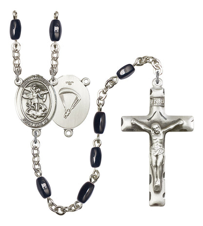 St. Michael / Paratrooper Rosary - 6 Bead Options (8076S7SS)