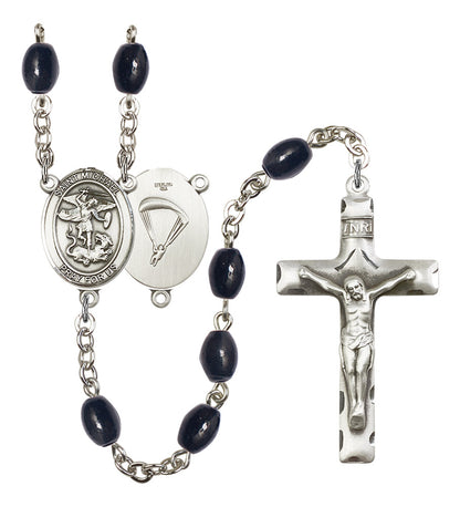 St. Michael / Paratrooper Rosary - 6 Bead Options (8076S7SS)