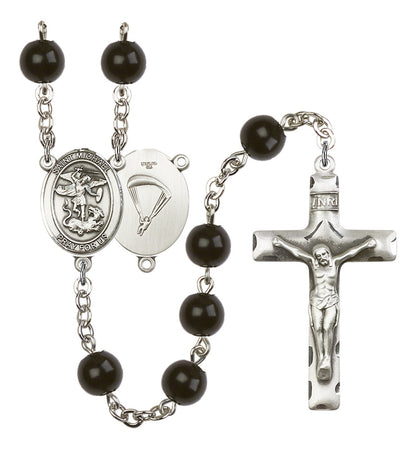 St. Michael / Paratrooper Rosary - 6 Bead Options (8076S7SS)