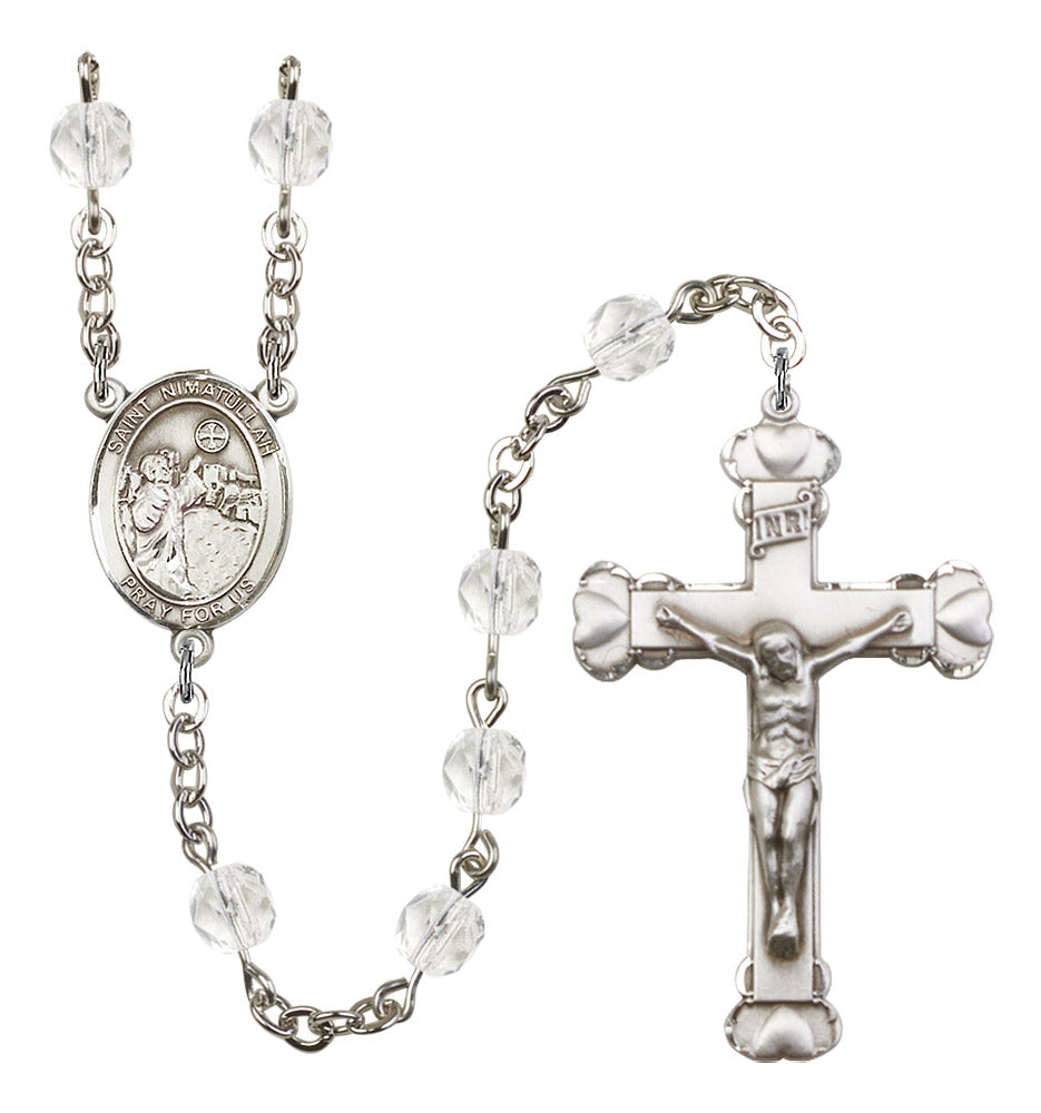 St. Nimatullah Rosary - 6MM Fire Polished Beads (8339SS)