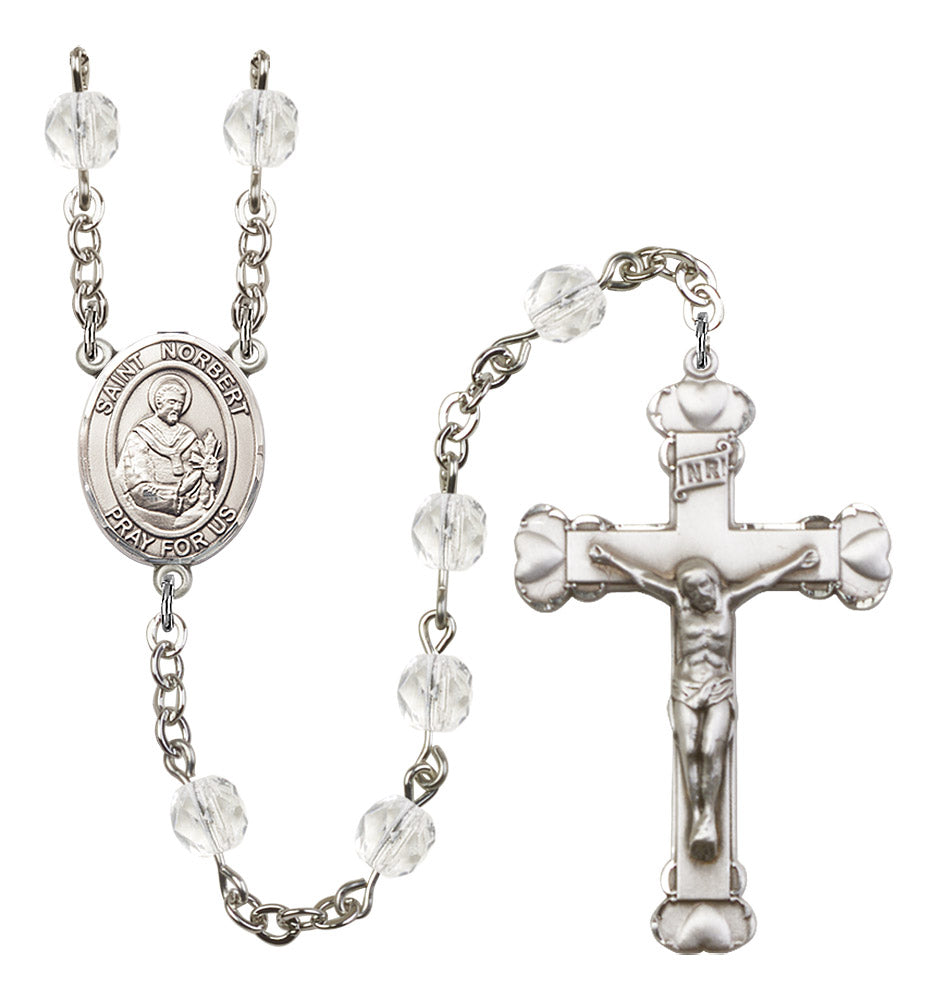 St. Norbert of Xanten Rosary - 6MM Fire Polished Beads (8447SS)