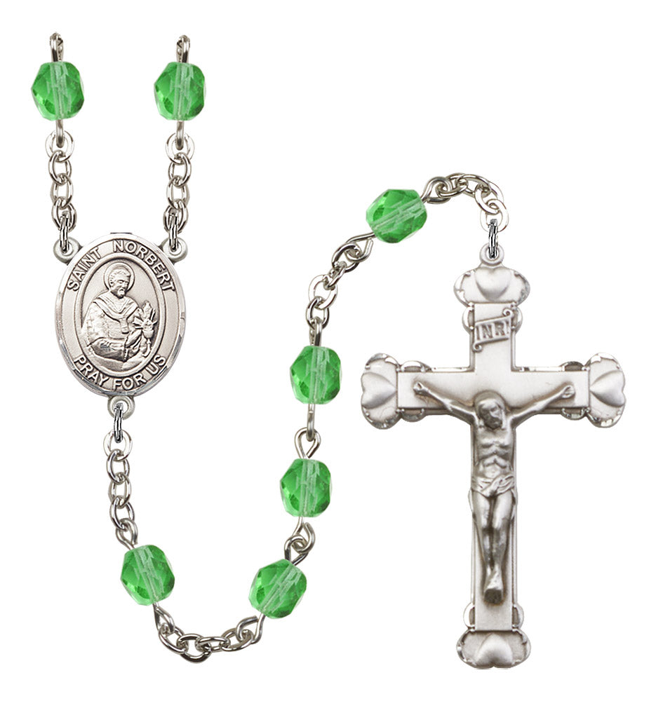 St. Norbert of Xanten Rosary - 6MM Fire Polished Beads (8447SS)