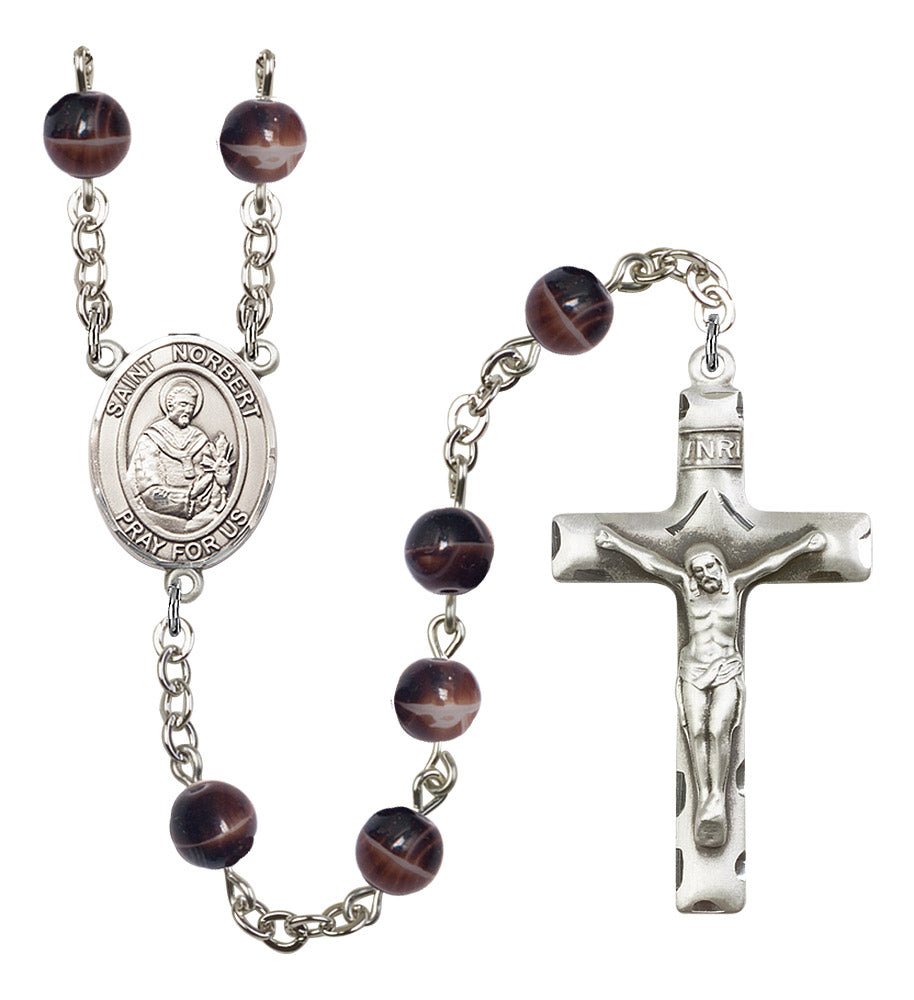St. Norbert of Xanten Rosary - 6 Bead Options (8447SS)
