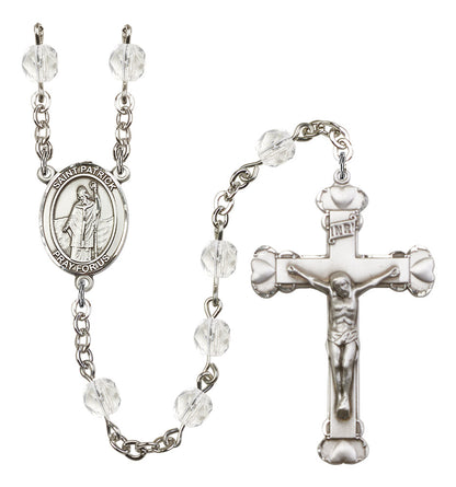St. Patrick Rosary - 6MM Fire Polished Beads (8084SS)