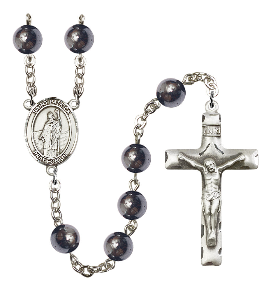 St. Patrick Rosary - 6 Bead Options (8084SS)