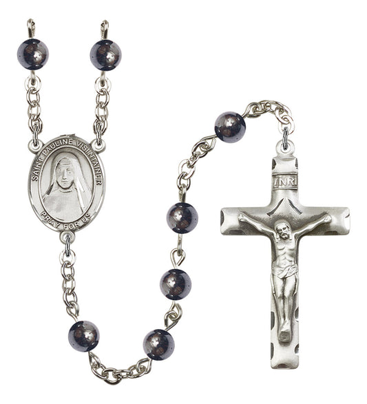 St. Pauline Visintainer Rosary - 6 Bead Options (8391SS)