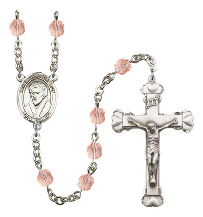 St. Peter Canisius Rosary - 6MM Fire Polished Beads (8393SS)