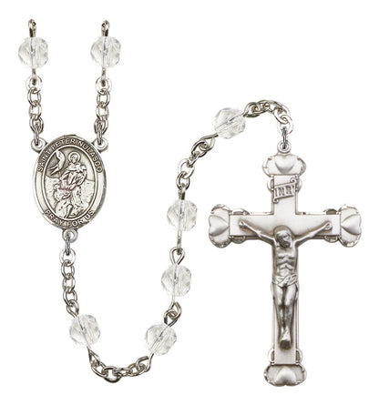 St. Peter Nolasco Rosary - 6MM Fire Polished Beads (8291SS)